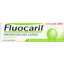 FLUOCARIL Prevention Des Caries 	Pate Dentifrice Menthe 250 mg
